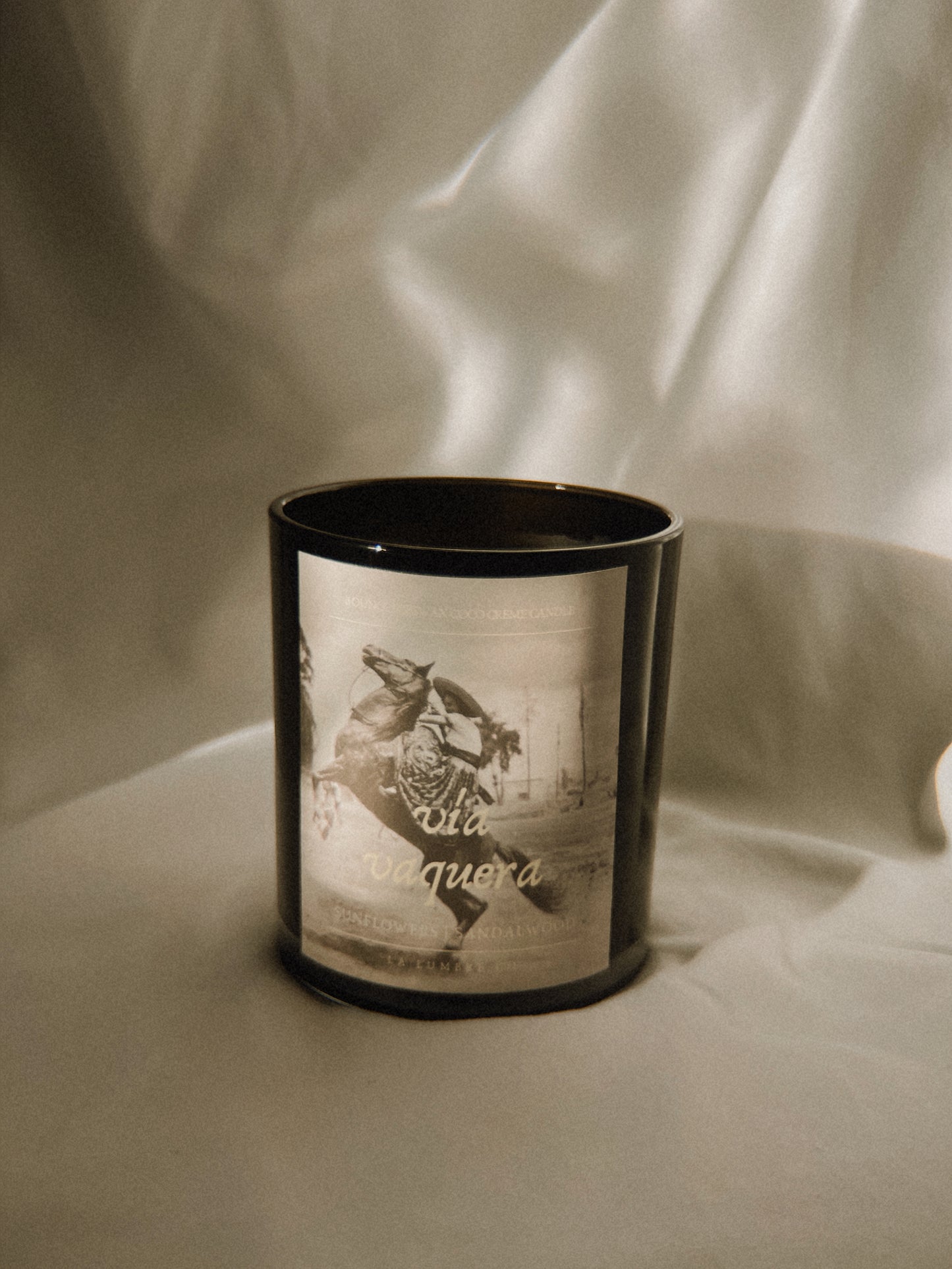 Vía Vaquera {Sunflowers & Sandalwood} Beeswax Coco Creme Candle