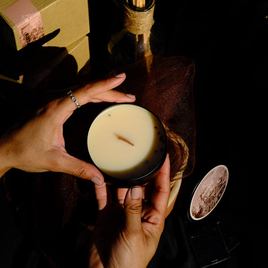 AMOR OAXACA {Café Con Leche & Cacao} Beeswax Coco Creme Candle