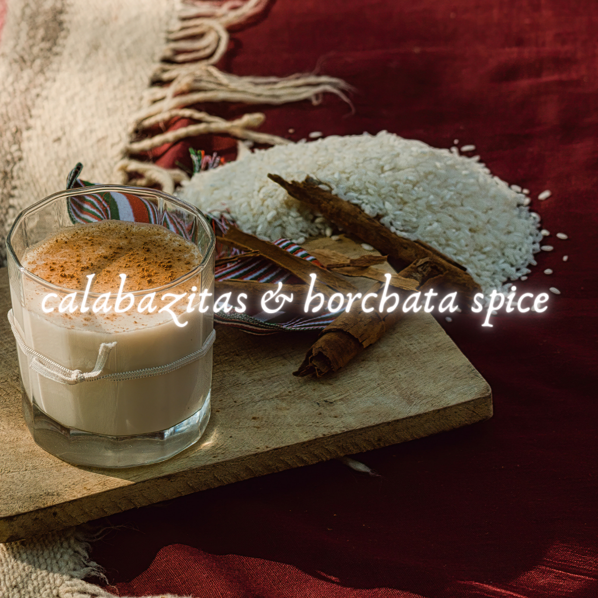 Luna D' Octubre {Pumpkins & Horchata Spice} Beeswax Coco Creme Candle